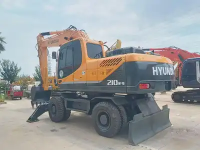 Used Hyundai 210W-9 Wheeled Excavator