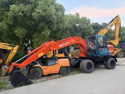Used Hitachi EX100WD Excavator photo 2