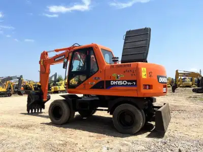 Used Doosan DH150W Wheeled Excavator