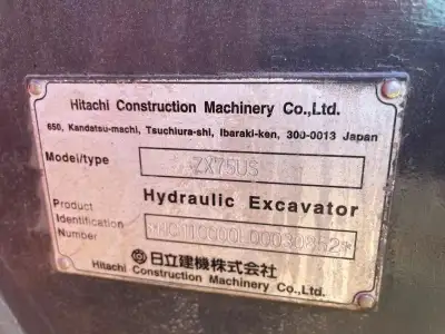 Used Hitachi 75 Mini Excavator photo 9