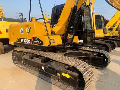Used SANY SY135C Excavator photo 2