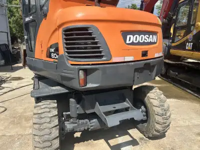 Used Doosan DX60W Mini Excavator photo 9