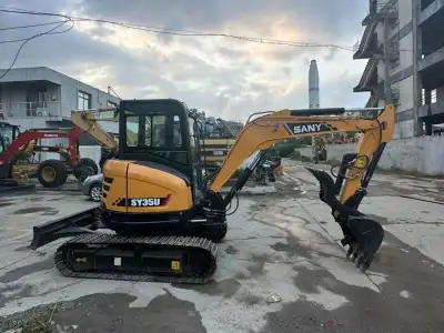 Used SANY SY35U Mini Excavator photo 3