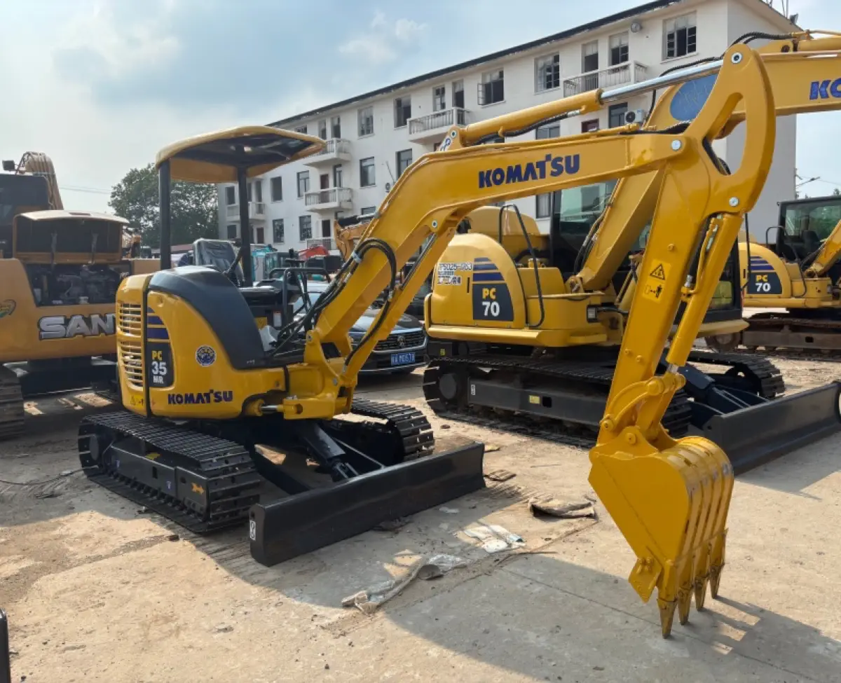 Used Komatsu PC35MR Mini Excavator photo 1