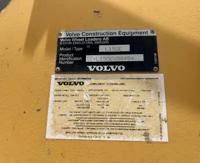 Used Volvo L150E Wheel Loader photo 7