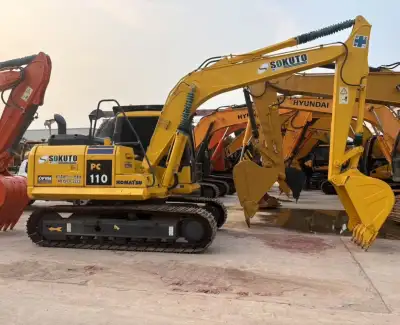 Used Komatsu PC110 Excavator photo 12