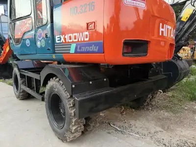 Used Hitachi EX100WD Excavator photo 10
