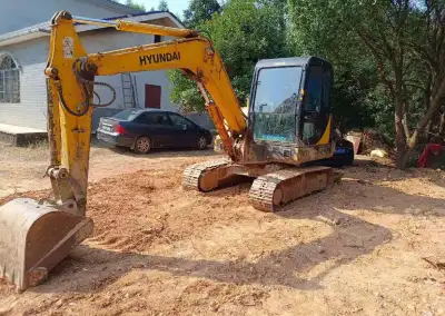 Used Hyundai R55-7 Mini Excavator photo 6