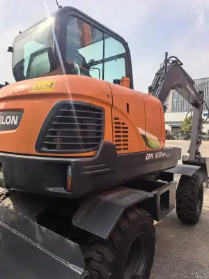 Used Doosan DX60W Mini Excavator photo 7