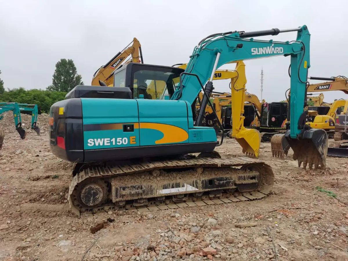 Used Sunward SWE150E Wheeled Excavator photo 1