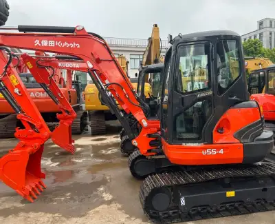 Used Kubota U55 Mini Excavator photo 8