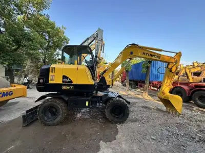 Used Hyundai R60W-7 Wheeled Excavator photo 3