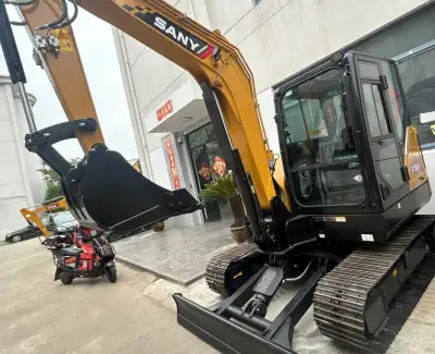 Used SANY SY55U Mini Excavator photo 6
