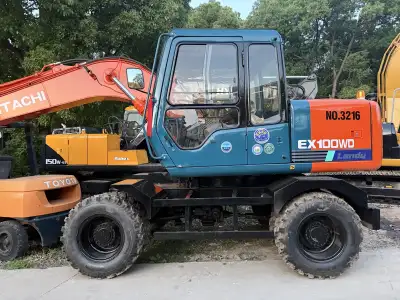 Used Hitachi EX100WD Excavator photo 6
