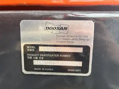 Used Doosan 340 Excavator photo 8