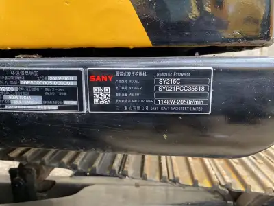 Used SANY SY215C Excavator photo 10