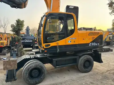 Used Hyundai R210W-9 Wheeled Excavator