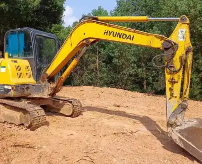 Used Hyundai R55-7 Mini Excavator photo 4