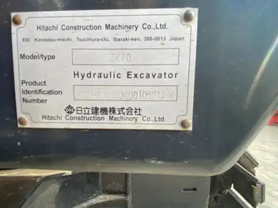 Used Hitachi ZX70 Mini Excavator photo 8