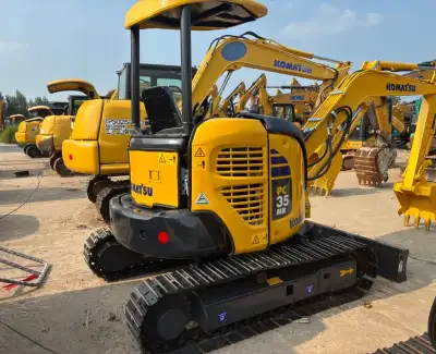 Used Komatsu PC35MR Mini Excavator photo 3