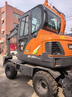 Used Doosan DX60W Mini Excavator photo 6