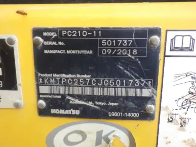 Used Komatsu PC210-11 Excavator photo 5