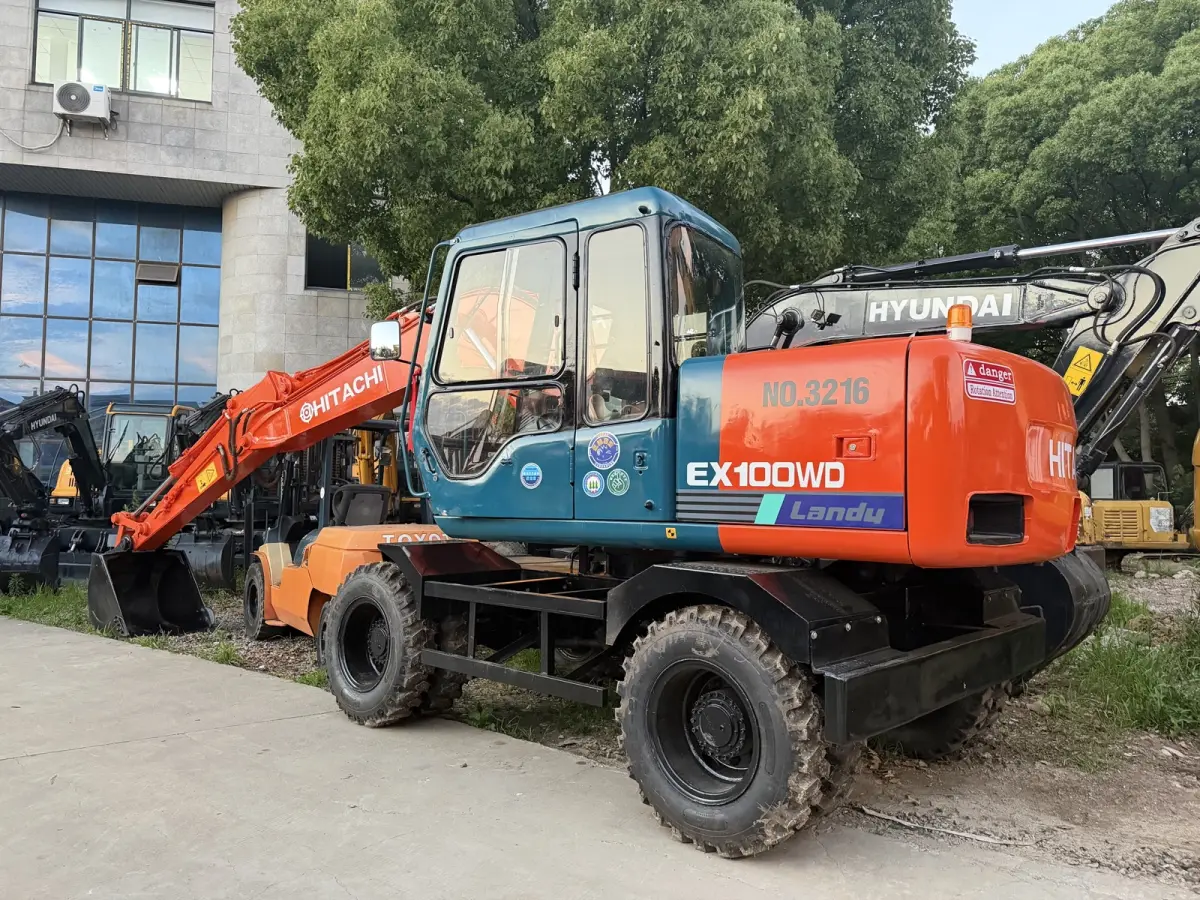 Used Hitachi EX100WD Excavator photo 1
