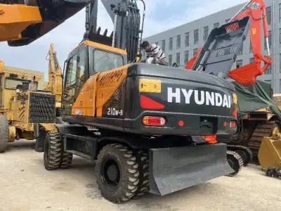 Used Hyundai R210W-9 Wheeled Excavator