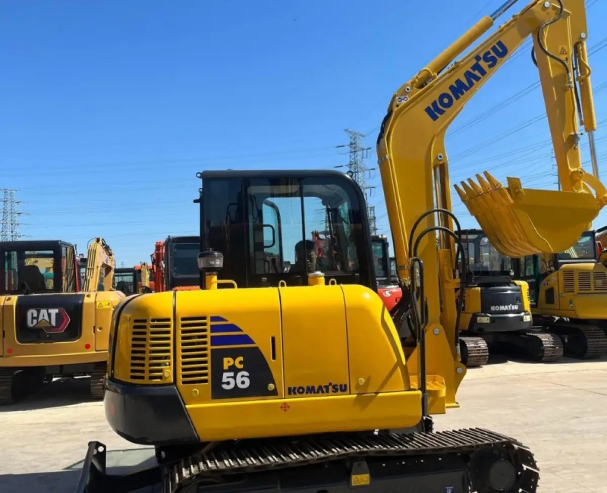 Used Komatsu PC56 Mini Excavator photo 1