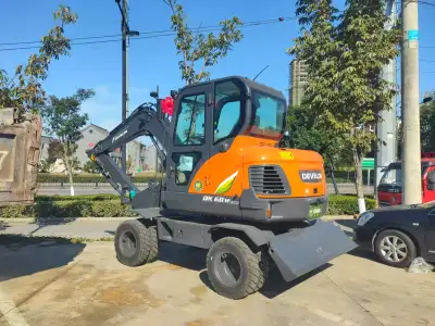 Used Doosan DX60W Mini Excavator photo 9