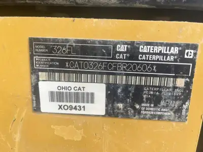 Used Caterpillar 326FL Excavator photo 9