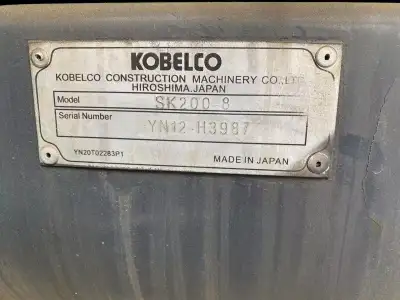 Used Kobelco SK200LC Excavator photo 7