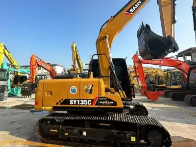 Used SANY SY135C Excavator photo 4