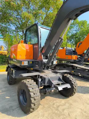 Used Doosan DX60W Mini Excavator photo 10